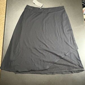 Eileen Fisher Black Wrap Skirt